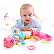 Baby Toys 0-6 Months, Baby Musical Toys, Infant Toys Stuffed Animal Toys with Rattles, Crinkle, Bell