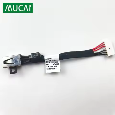 DC Power Jack with cable For Dell XPS 15 7590 P56F003 Precision 5540 laptop DC-IN Flex Cable