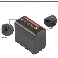 PROOCAM JX-98 Smart battery camera led light same display usb micro with Np-F970 F960 D970 Np-F550 N