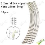 Fingerboard Frets ลวด Fret สำหรับกีตาร์โปร่งทองเหลือง/Cupronickel/สแตนเลส Frets 2.0/2.2/2.4/2.7/2.9/