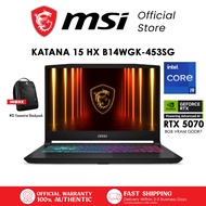MSI Katana 15 HX B14WGK-453SG Gaming Laptop — RTX5070 - 15.6" QHD 165Hz - i9-14900HX - 16GB RAM - 1T