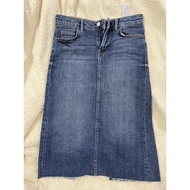 zara jeans Skirt xs