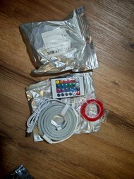 貨尾！ 5V LED可控RGB燈帶 1米2條