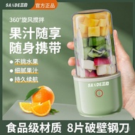 🚓Three Juicer Household Portable Fruit Electric Juicer Cup Blender Mini Multifunctional Fruit Juicer