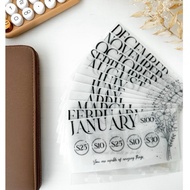 A6 Cash Envelope Set – 12pcs Monthly Savings Challenge | Save $1875 Yearly | Budget Binder Money Sav