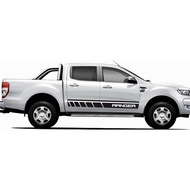 S666 Ford Ranger Car Body Side Stripe Vinyl Decal Sticker