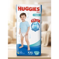 HUGGIES DRY TAPE 2×DRIER L54 9-14KG/ XXL38 OVER 14KG