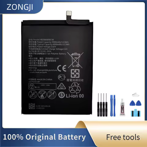 New Battery HB396689ECW 4000mAh Battery For Mate 9/9 Pro Y7 Prime Y7 2017 Honor 8C Y9 2018 2019 Vers