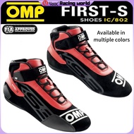 Yyaoc®Car driving shoes omp racing shoes driving shoes kart shoes FIA certified all-leather driving 