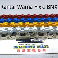 Colour Bicycle Chain Rantai Basikal Warna Fixie BMX 98 Links Quality