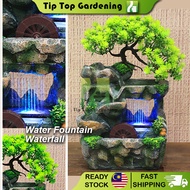 Meja Air Pancut Kecil Air Terjun Hiasan Rumah Water Fountain Waterfall Feng Shui Water Features Garden Home Decor