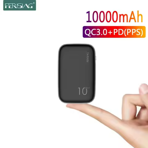 FERISING PD Power Bank 10000mAh Portable External Battery Charger USB Type C QC 4.0 3.0 10000 mah fo