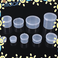 HLAR Beads Container Plastic Hardware  Round Jewelry Organizer