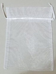 白色紗網袋 索繩袋 包裝袋 禮物袋 (只有4 個, 要大量勿擾)(約18 x 13cm)($30/4 個, 不散賣)

「現貨毋須問有冇, 有意請直接出價」