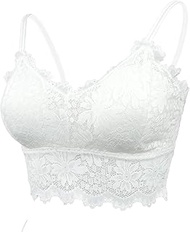 Bustier Tops Women's Lace Bra Without Underwire Seamless Bralette Corset Yoga Training Bra Lingerie 