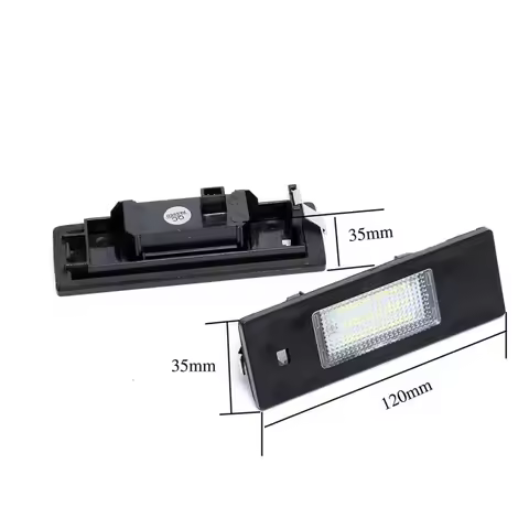 2pcs White LED Number License Plate Light Lamps Number Lights For BMW E81 E87 E63 E64 F20 F21 F06 F1
