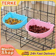 Pet Cage Hanging Food Bowl Dog Cage Small Hanging Bowl Removable Cat Tableware Air Box Dog Food Bowl