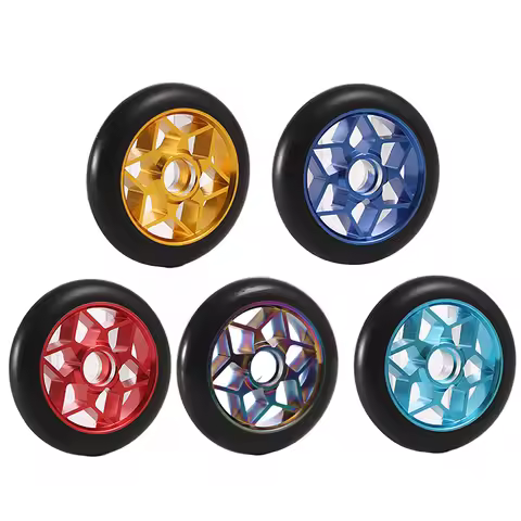 Aluminum Alloy Scooter Wheels Stunt Scooter Aluminum Alloy Wheels 110mm 4.3inch 110mm Scooter Wheels