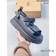 UGG GOLDENRISE Fabrik Penutup Velcro Bergaya Trendy Selesa Mudah untuk Perjalanan Harian Serbaguna S