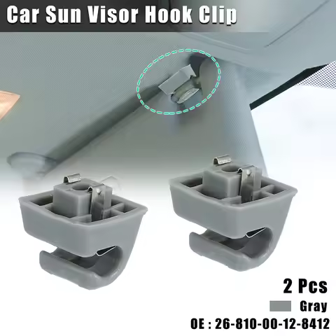 2PCS Car Sun Visor Clips 126-810-00-12-8412 For Mercedes-Benz W123 W124 2 Pcs Used To Fix The Sun Vi