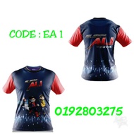 HOT BAJU SUBLIMITION EJEN ALI KANAK-KANAK & DEWASA. LIMITED EDITION FREE POSTAGE