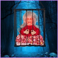 Halloween Prisoner Decor Halloween Decor Prop Spooky Prisoner Cage Screaming Halloween Decor with Mo