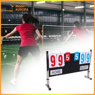 อุปกรณ์เครื่องนับคะแนนอเนกประสงค์สำหรับแบดมินตันกลางแจ้งวอลเลย์บอลแบบพกพาฟลิปเปอร์หลายป้ายบอกคะแนนกี