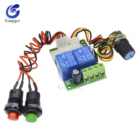 DC 12V 24V 3A 21kHz PWM DC Motor Speed Regulator Controller Adjustable Speed Control Reversible Rela