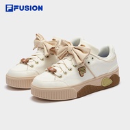 【NEW】FILA FUSION FUSION STACK Women Skate Shoes (Off white / Brown / Blue)