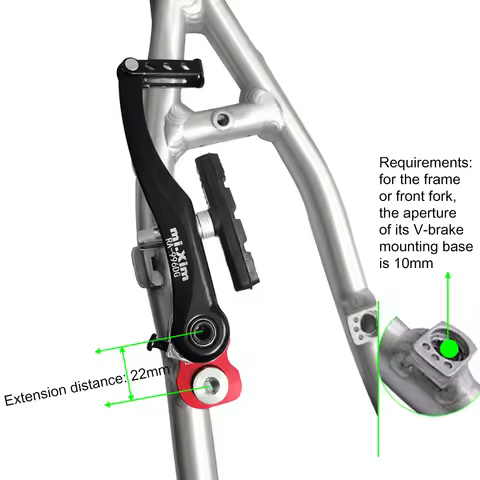 Mi Xim Bicycle V Brake Extender 14/16/18/20 Inch-406 To 451 V-brake Caliper Extension Seat Lengther 