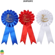 IESPOIRYI Rosette Ribbon, Recognition Ribbons Blue,Red,White Ribbon Award Set, Award Ribbons Honorab