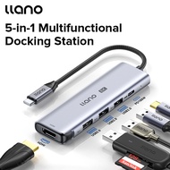 LLANO 8K Hub typec to hdmi 2.1 HD Display Docking Station for 4k60/144/165Hz 2k Converter for Tablet Laptop Projector