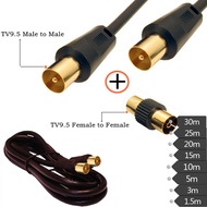 TV9 TV9.5 Cable Male to Male Gold-Plated HD Cable TV Cable Closed Cable TV Signal Cable RF RF Cable