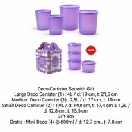 Spesial Tupperware Deco Canister 1.9 Liter (1Pcs) - Toples