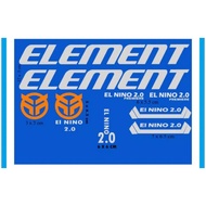 Elnino Element Bicycle Frame Cutting Sticker