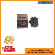 450G IRON PENAL PINS SIZE 3/4"X17 PAKU SILING PLAYWOOD READY STOCK