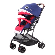 HAPAIR Lightweight and Foldable Baby Stroller - Shark Design