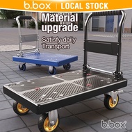 Foldable Platform Trolley Trollies 500KG Heavy Duty Warehouse Foldable Trolley