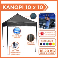 Bravo Canopy Kanopi 10x10 Canopy Canvas Khemah Niaga 10x10 Khemah Pasar Malam Khemah Pasar Tani Khemah Meniaga