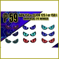 ❈ ◪ ஐ HONDA CLICK EYE HEADLIGHT STICKER / HONDA CLICK ACCESSORIES / ACCESSORIES OF HONDA CLICK