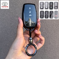 TOYOTA Hilux Travo Revo GR sport Fortuner Innova bZ4X Harrier Granvia Alphard car key cover transpar