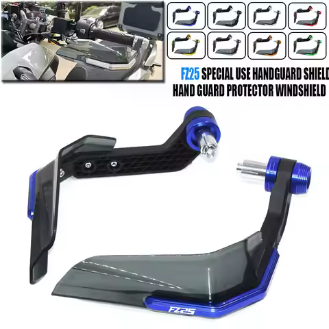 Motorcycle Handguard Hand Shield Protector Windshield For FZ25 FZ 25 FZ-25 All Years