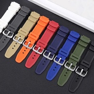 Suitable for Watch Straps AE-1200/AE-1000W/AQ-S810W/A158/159/F591, 18mm Raised Rubber Strap