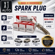 Tyt VIOS NSP151, PD BEZZA 1.3,PD MYVI 2018 Original Spark Plug (4 pieces) / SC16HR11 / 9004A-91068