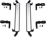 Hot Racing TRXF33DP01 Aluminum Diamond Rock Rail Side Step (2) - TRX-4