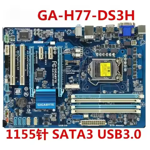 GA-H77-DS3H/Z77P-D3 Motherboard, LGA1155, DDR3, USB3.0