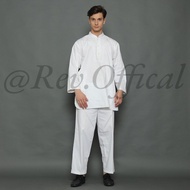 Ready Baju Koko Setelan Pakistan Putih Premium Pria Original