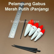 Pelampung Gabus Merah Putih (Ikan Puyu & Haruan)