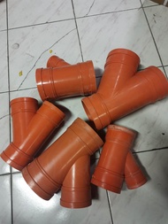 pvc orange sanitary wye 2x2 2x3 3x3 3x4 4x2 4x4