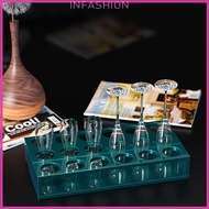 INF Silicone Cup Storage Container Mould for Casting DIY Organizer 6-Cavity Rack